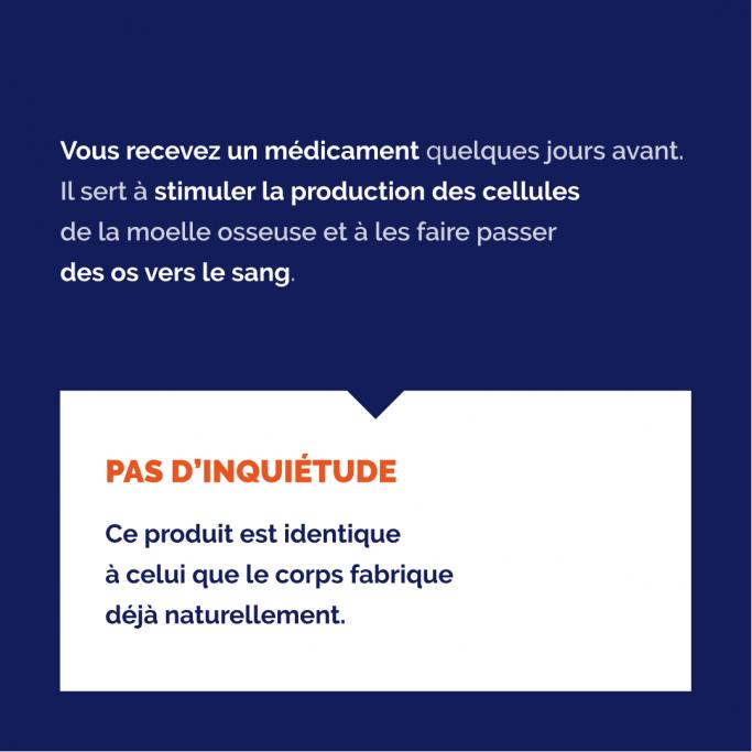 Le prélèvement dans le sang 3 Don de moelle osseuse